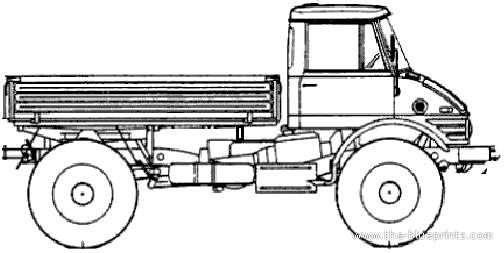 Mercedes-Benz Unimog U416 truck - drawings, dimensions, pictures