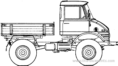 Mercedes-Benz Unimog U600 truck (2006) - drawings, dimensions, pictures