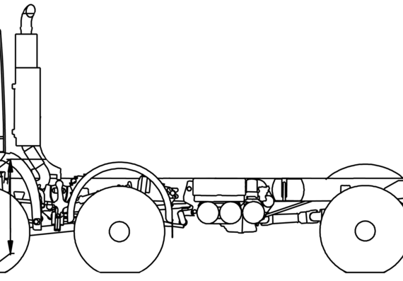Mercedes Actros 41 AK 8x6 truck - drawings, dimensions, pictures