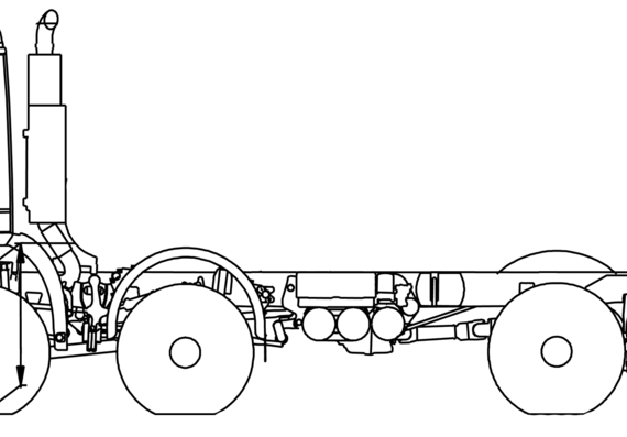 Mercedes Actros 41 AK 8x8 truck - drawings, dimensions, pictures