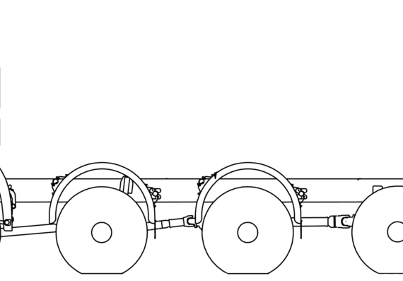 Mercedes Actros 50 AK 10x8 truck - drawings, dimensions, pictures