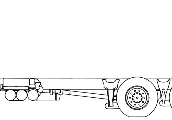 Грузовик Mercedes Axor 25 LENA 6x2 - чертежи, габариты, рисунки