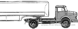 Mercedes Benz L1920 truck (1964) - drawings, dimensions, pictures