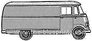 Грузовик Mercedes Benz L406 (1964) - чертежи, габариты, рисунки