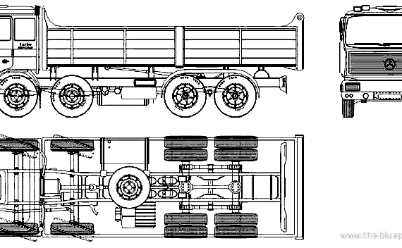 Mercedes Benz Truck - drawings, dimensions, pictures