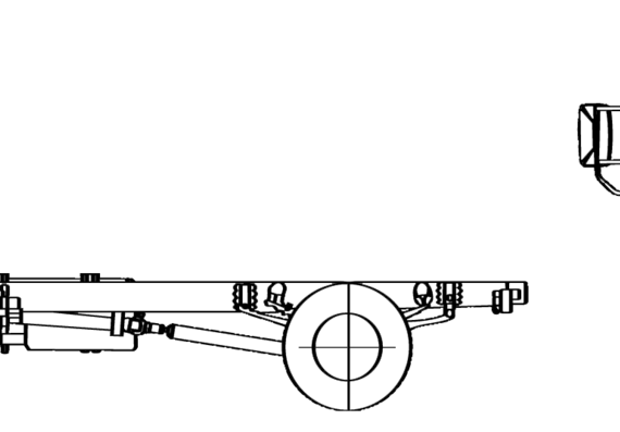 Грузовик Mitsubishi-Fuso FE145 - чертежи, габариты, рисунки