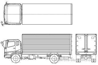Mitsubishi FP517JR truck (2005) - drawings, dimensions, pictures