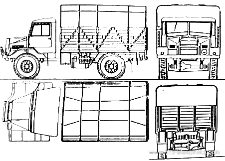 Грузовик Morris C9 FWD Truck (1940) - чертежи, габариты, рисунки