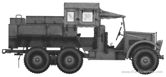 Morris Commercial CDSW 30cwt 6x4 truck - drawings, dimensions, figures