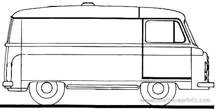 Morris J2 truck (1958) - drawings, dimensions, pictures