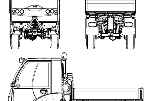 Multicar Tremo truck (2012) - drawings, dimensions, pictures