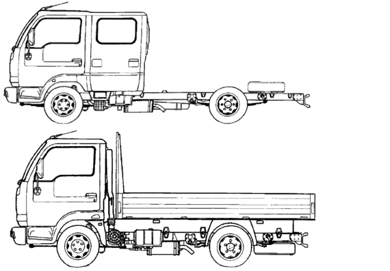 Nissan Cabstar truck (2005) - drawings, dimensions, pictures