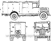 Truck Opel Blitz (1944) - drawings, dimensions, pictures