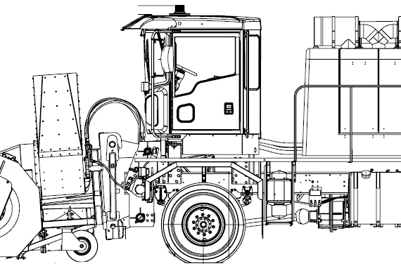 Oshkosh H2718B Snow Blower truck (2007) - drawings, dimensions, pictures