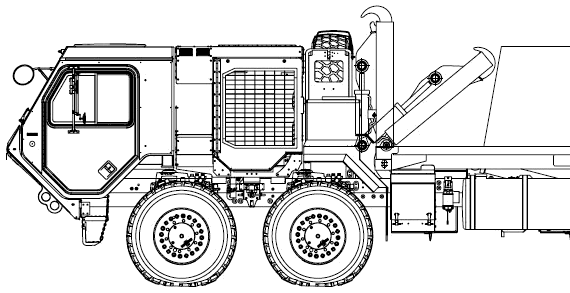 Oshkosh HEMTT A3 truck (2007) - drawings, dimensions, pictures