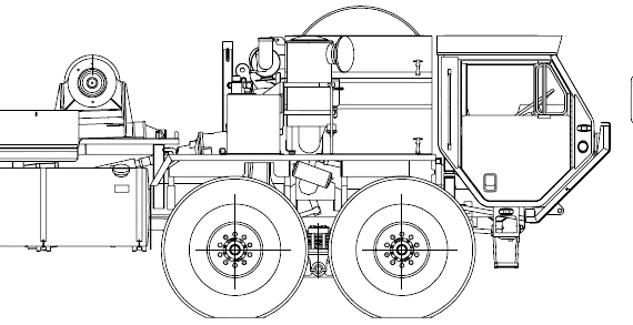 Oshkosh HEMTT M978 A2 LET truck (2006) - drawings, dimensions, figures