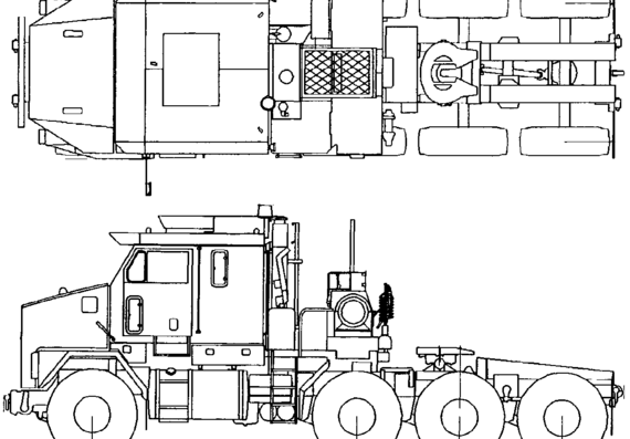 Oshkosh HET M1070 truck (2006) - drawings, dimensions, pictures