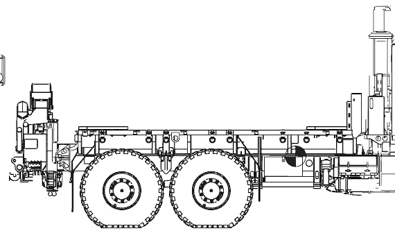 Oshkosh HIMARS Mk.37 truck (2006) - drawings, dimensions, pictures