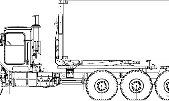 Oshkosh LHS 16.5ton 8x8 truck (2006) - drawings, dimensions, pictures