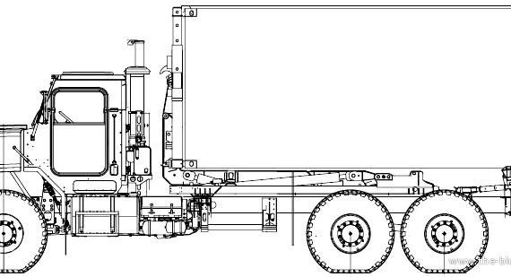 Oshkosh LHS 9ton 6x6 truck (2006) - drawings, dimensions, pictures