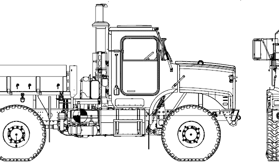 Oshkosh MTVR Mk.23 truck (2006) - drawings, dimensions, figures