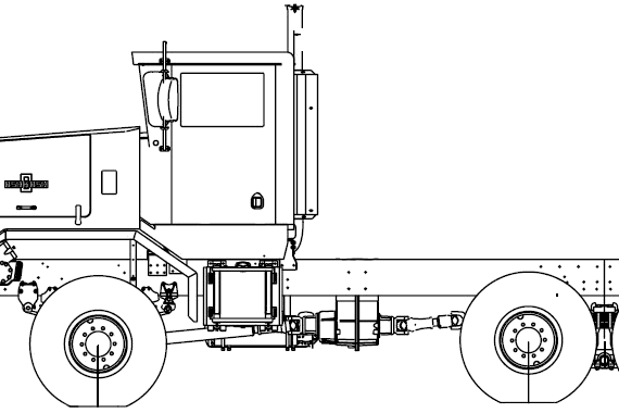 Oshkosh P-Series 6x6 truck (2006) - drawings, dimensions, pictures