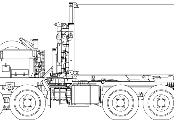 Oshkosh PLS CHU truck (2006) - drawings, dimensions, pictures