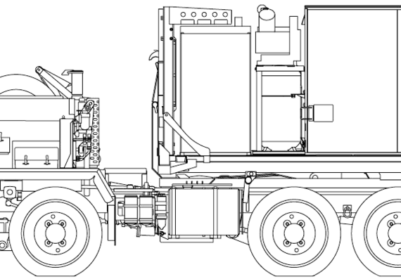 Oshkosh PLS M7 FRS-H truck (2006) - drawings, dimensions, figures