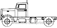 Peterbilt 281 truck (1960) - drawings, dimensions, pictures