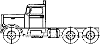 Peterbilt 351 truck (1960) - drawings, dimensions, pictures