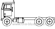 Peterbilt 352 COE truck (1960) - drawings, dimensions, pictures