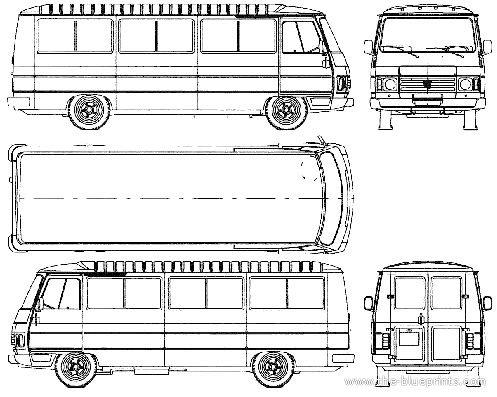 Peugeot J-9 LWB truck (1981) - drawings, dimensions, pictures