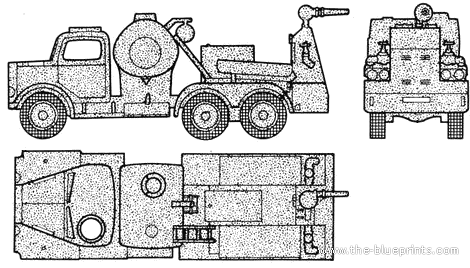 RAF Crash Truck - drawings, dimensions, pictures