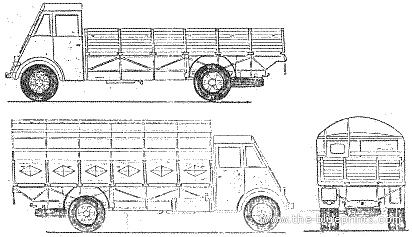Renault AHR truck - drawings, dimensions, pictures