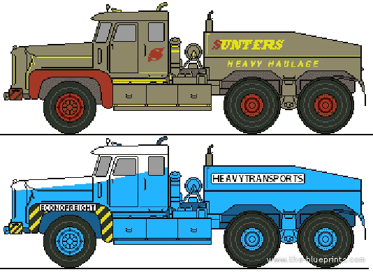 Rotinoff Gr-7 truck - drawings, dimensions, figures