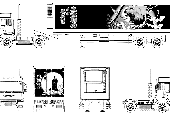 Ryoma-Go II truck - drawings, dimensions, pictures