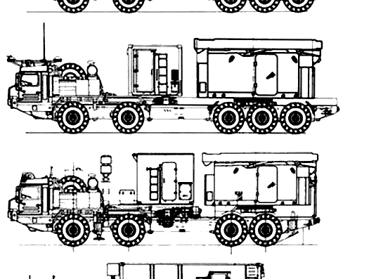 S-500 Samoderzhets truck - drawings, dimensions, pictures