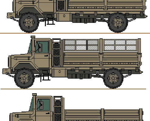 Samil-50 truck - drawings, dimensions, pictures