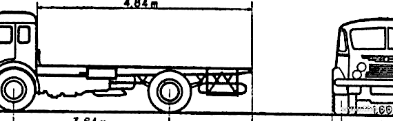 Truck Saviem-Renault 572 1962 - drawings, dimensions, pictures