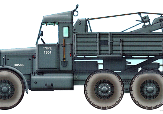 Scammell Pioneer REME truck - drawings, dimensions, pictures