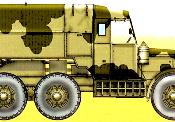 Scammell Pioneer SC-2S truck - drawings, dimensions, figures