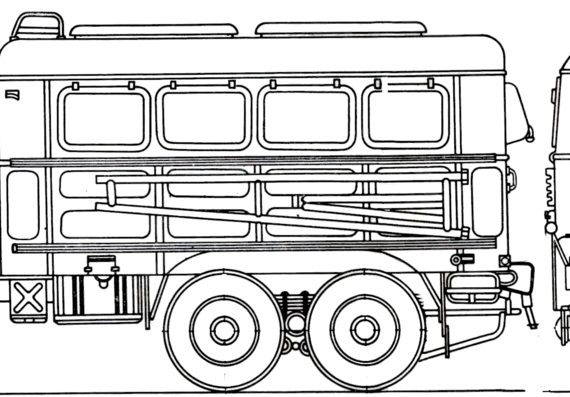 Truck Star 574 Z Mobile Repair-Shop (1969) - drawings, dimensions, pictures