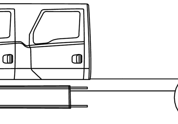Stirling truck CrewCab - drawings, dimensions, pictures