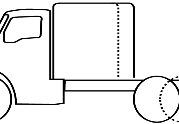 Грузовик Stirling Flat Top Plus - чертежи, габариты, рисунки