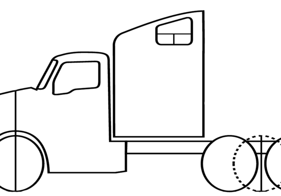 Stirling Mid Roof truck - drawings, dimensions, pictures