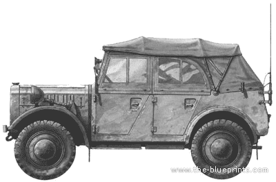Truck Stower 40 Kfz.2 - drawings, dimensions, pictures