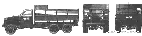 Studebaker SU-6 truck - drawings, dimensions, pictures