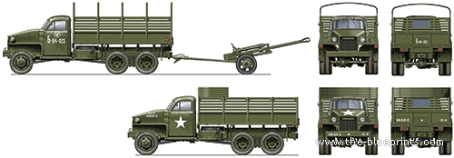 Studebaker US6 truck - drawings, dimensions, pictures
