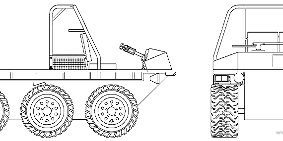 Truck Supacat ATMP - drawings, dimensions, figures