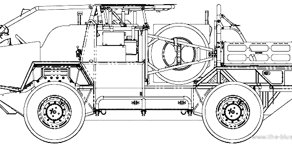 Truck Supacat HMT 400 - drawings, dimensions, figures